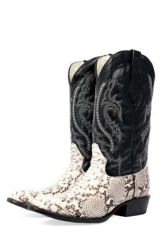 white snake skin cowboy boots